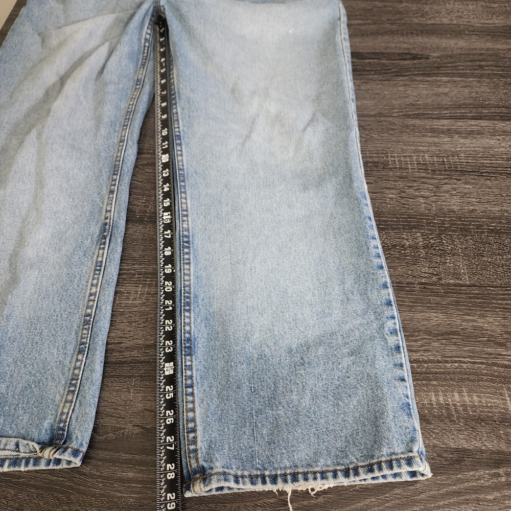 Vintage Y2k US Polo Ralph Lauren Assn Baggy Jeans Mens 38x30 Blue  Skater Grunge - Picture 12 of 13